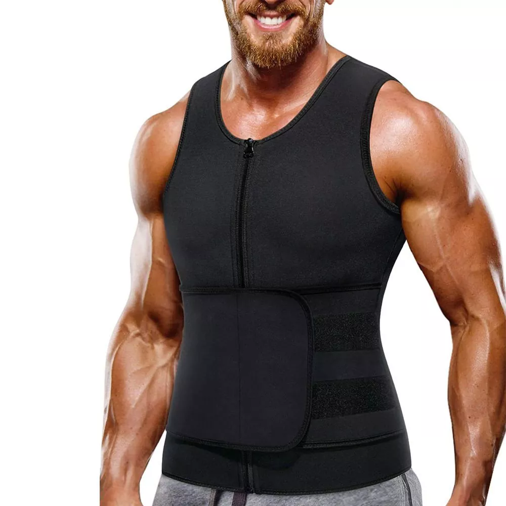 Kāne Hoʻoluʻu Sauna Vest no ka mea hoʻomaʻamaʻa pūhaka