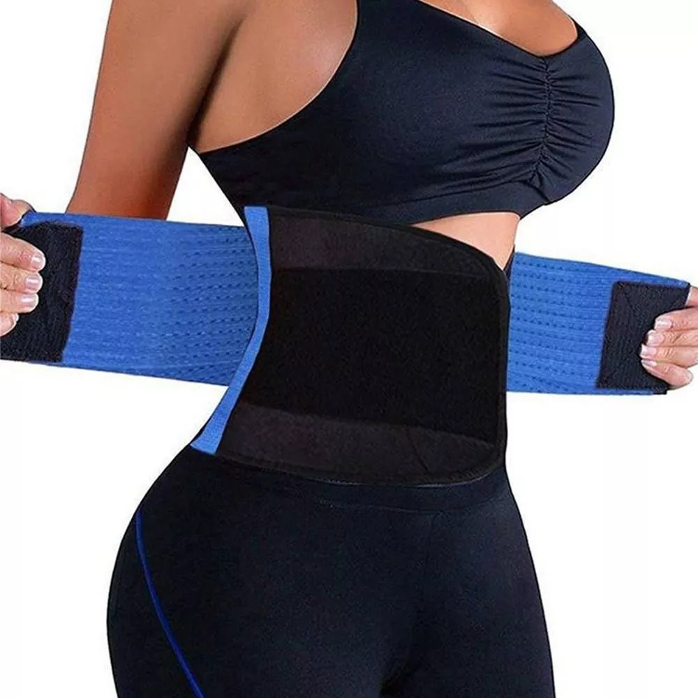ʻO ka pūhaka ʻokiʻoki Wrap Sweat Sauna Slim Belly Belt